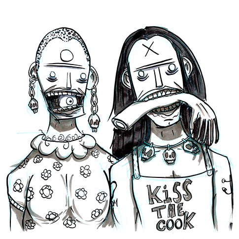 "Kiss the Cook" - Original Artwork - NCMM